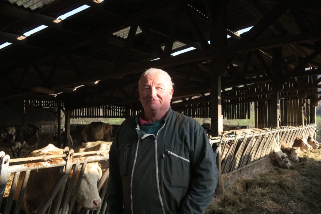 Portrait de Monsieur Maertens, agriculteur Lieu Roussel