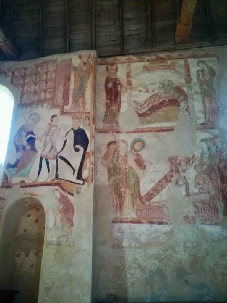 Fresques église vallée du loir