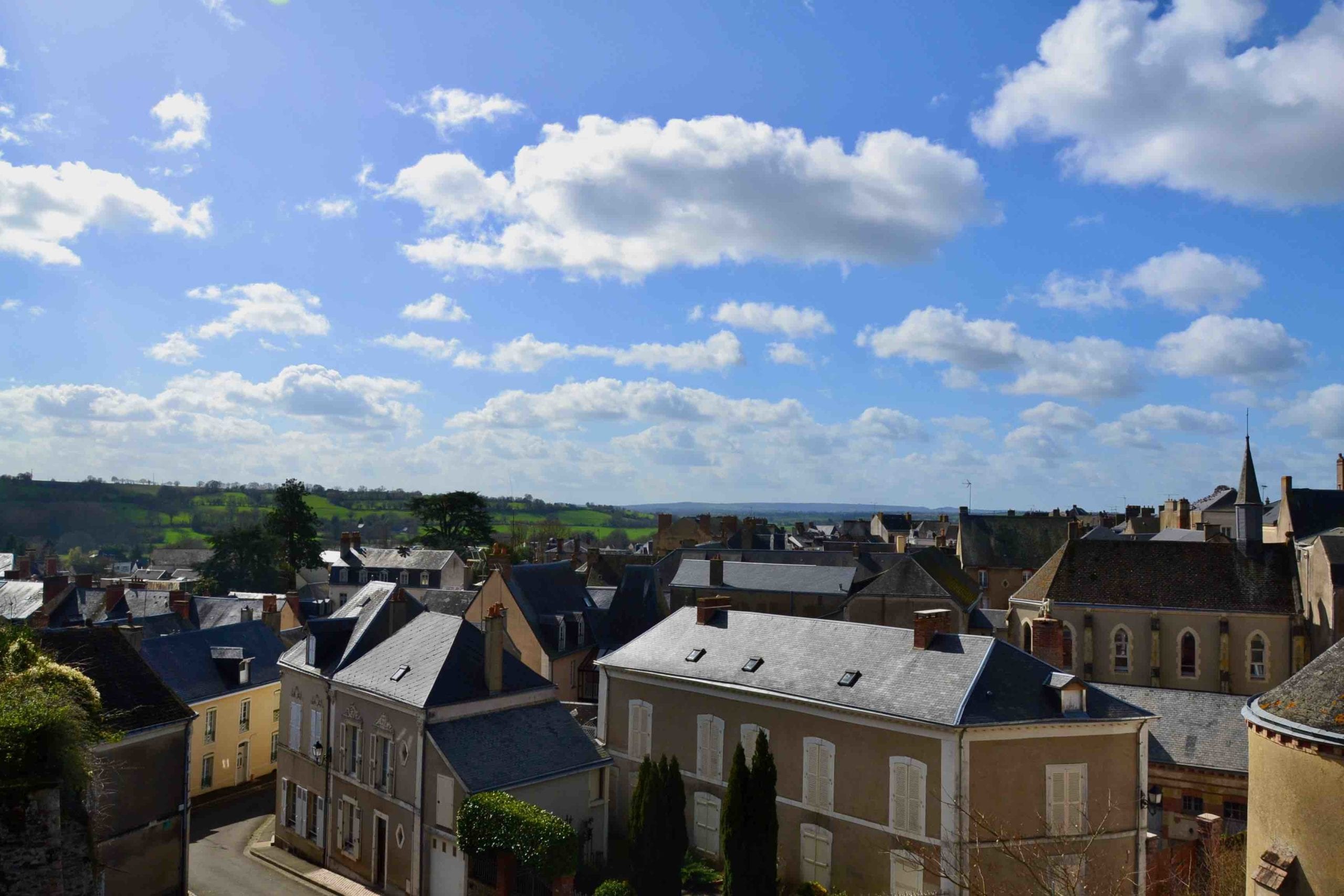 vue sur le village Sillé-le-Guillaume